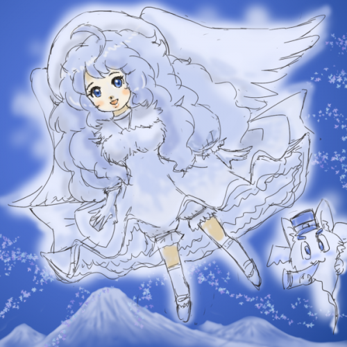 冬晴れの天使