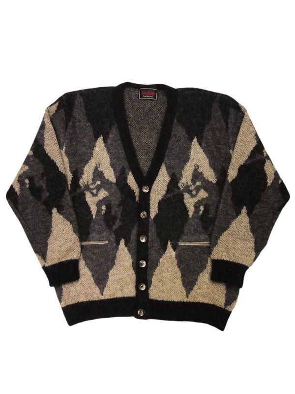 GANGSTERVILLE DEVIL'S HOLIDAY-MOHAIR CARDIGAN