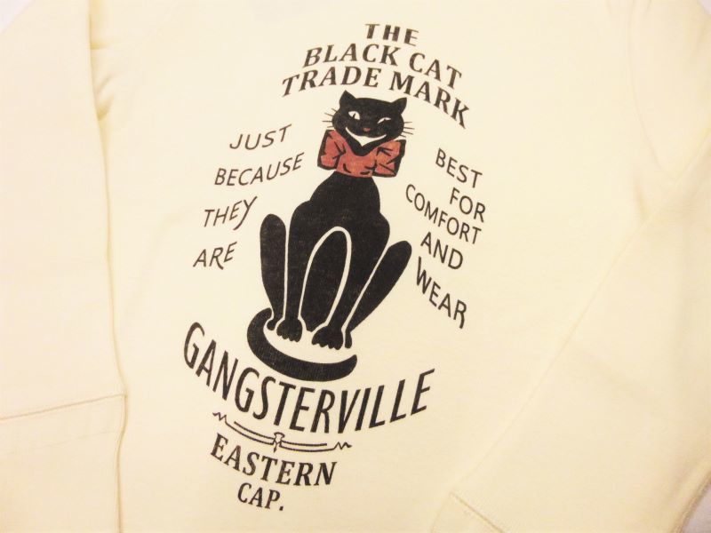 GANGSTERVILLE BLACK CAT MARK-L/S T-SHIRTS