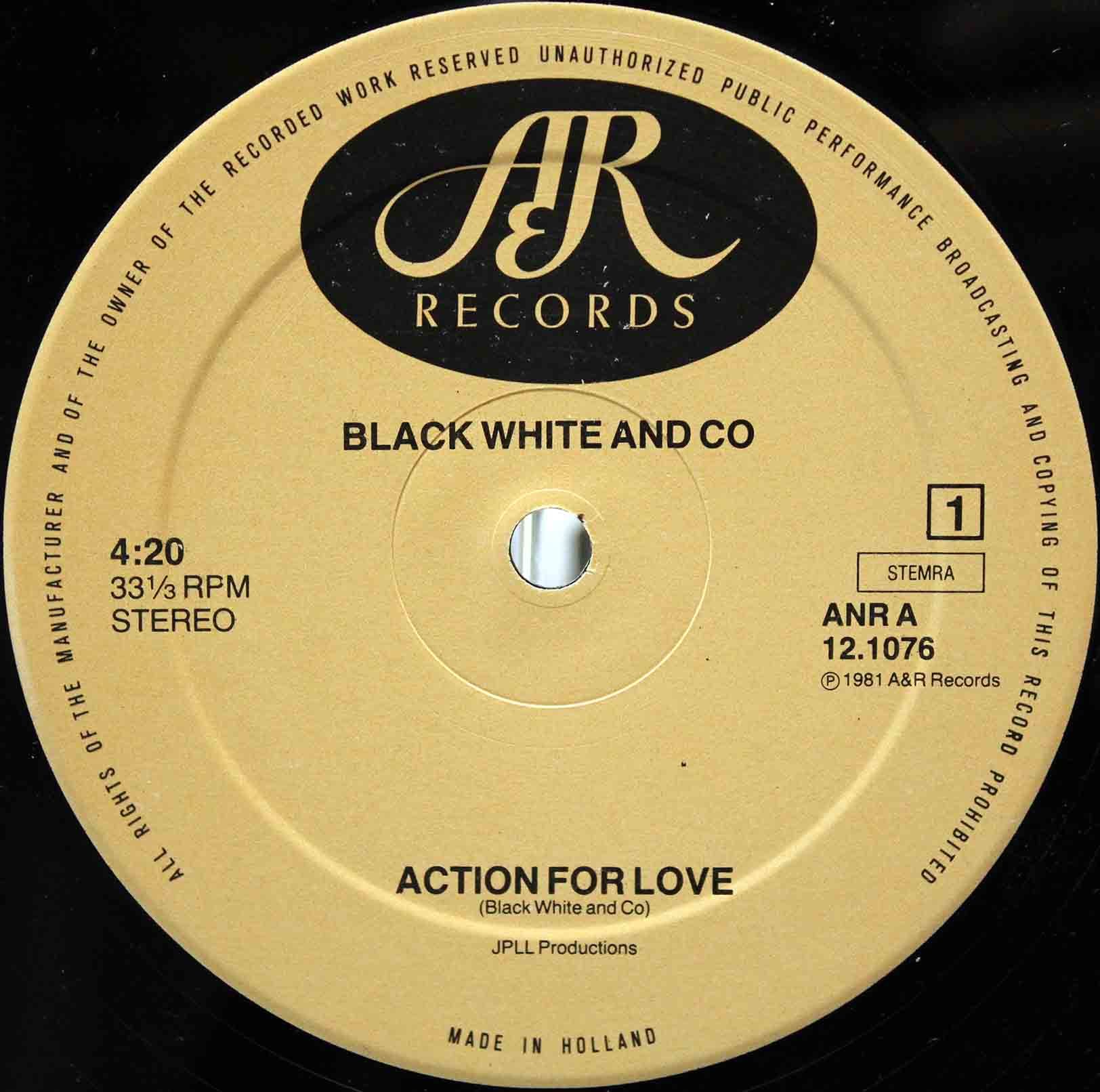 Black White And Co ‎– Action For Love 03
