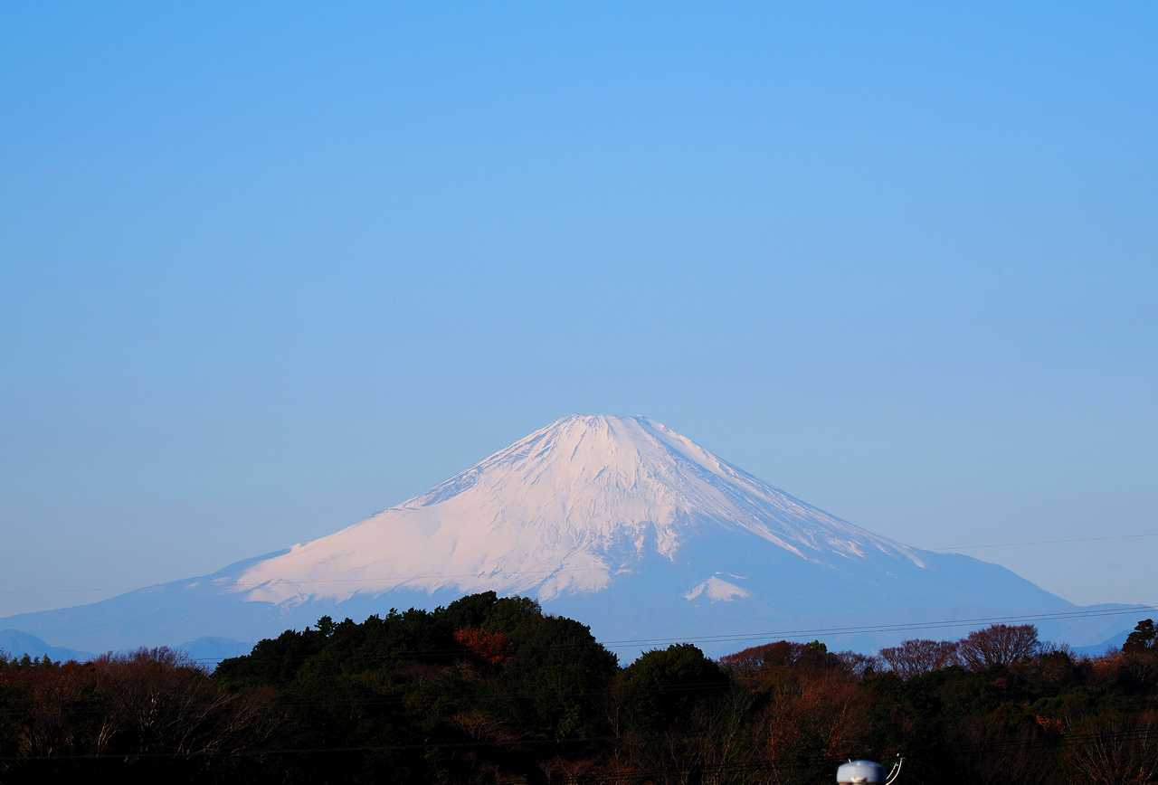 午前中のクリアな富士山 2023年1月