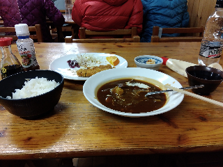剣沢小屋の夕食