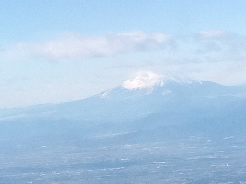 羽田からの富士山