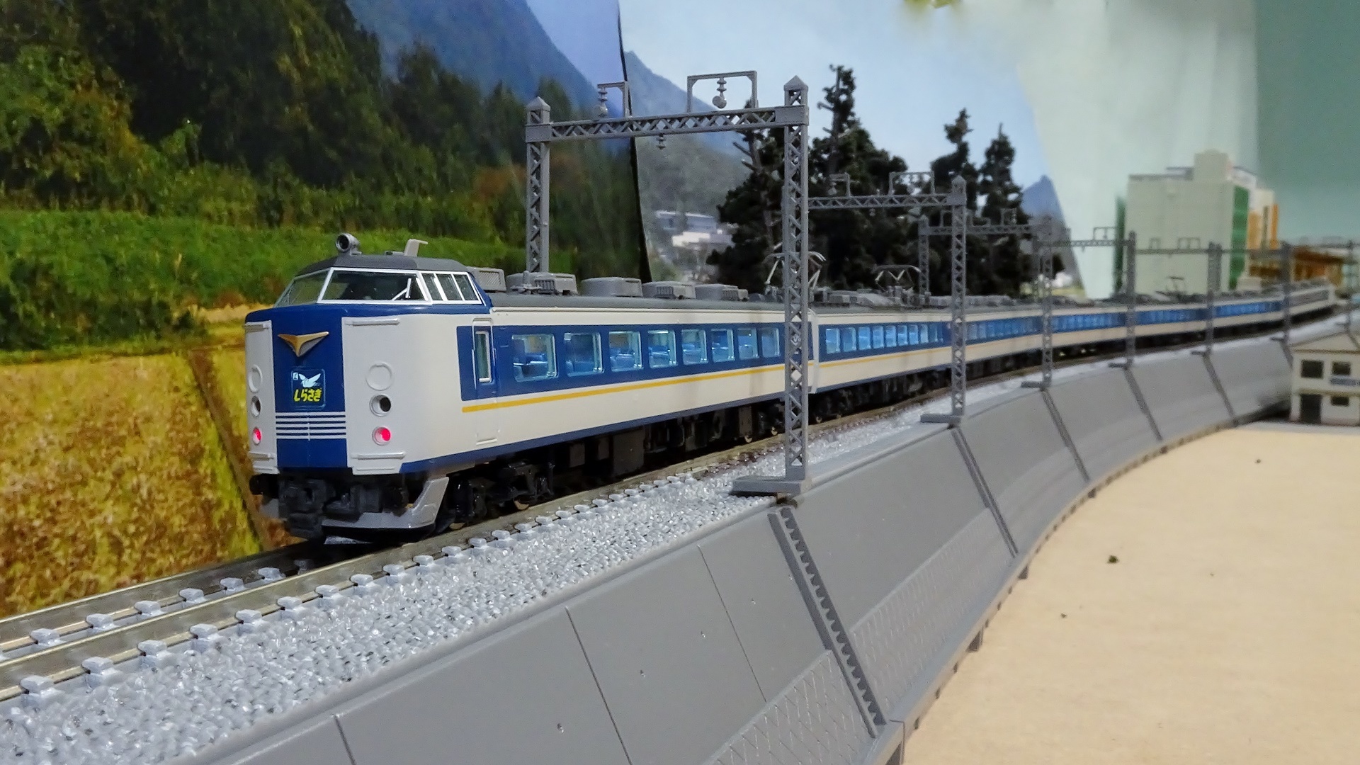 JR 485系特急電車(しらさぎ・新塗装)セットA